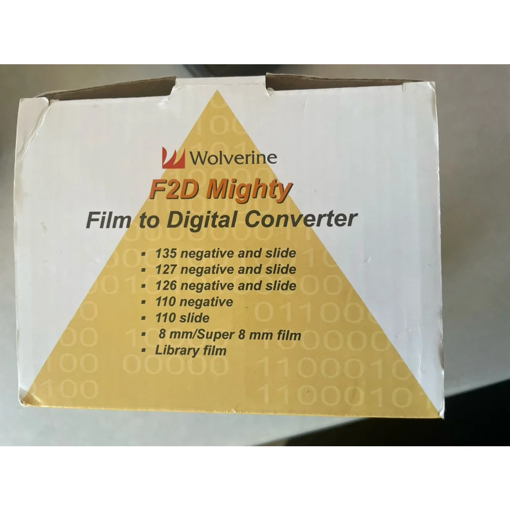 Wolverine F2D Mighty Film to Digital Converter One Size White Orange
